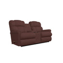 La-Z-Boy Pinnacle Wall Reclining Loveseat w/ Console - Burgundy IMAGE 1