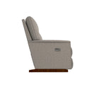  La-Z-Boy Aries Power Rocking Recliner w/ Headrest & Lumbar - Linen IMAGE 3