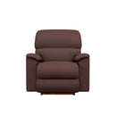 La-Z-Boy Brooks Power Rocking Recliner w/ Headrest & Lumbar - Burgundy IMAGE 2