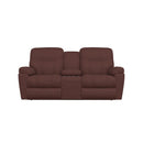 La-Z-Boy Morrison Reclining Loveseat w/ Console - Burgundy IMAGE 2