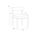 Sunpan Seneca 106513 Dining Chair - Black IMAGE 8