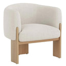 Sunpan Trine 111088 Lounge CHair - Rustic Oak IMAGE 1