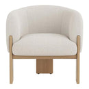 Sunpan Trine 111088 Lounge CHair - Rustic Oak IMAGE 2