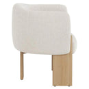 Sunpan Trine 111088 Lounge CHair - Rustic Oak IMAGE 3