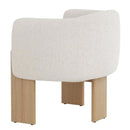 Sunpan Trine 111088 Lounge CHair - Rustic Oak IMAGE 4