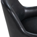 Mobital Swoon Stationary Leather Accent Chair LCH-SWOO-BLLE-PCBLA IMAGE 5