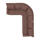 La-Z-Boy Rigby 4 pc Reclining Sectional - Cherry IMAGE 2