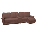 La-Z-Boy Rigby 5 pc Reclining Sectional - Cherry IMAGE 1
