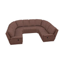 La-Z-Boy Rigby 6 pc Reclining Sectional - Cherry IMAGE 1