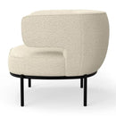 Mobital Finn Stationary Fabric Accent Chair LCH-FINN-CRBO-PCBLA IMAGE 3