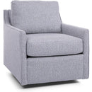 Decor-Rest Furniture Swivel Fabric Accent Chair 2027-59 Swivel Chair IMAGE 1