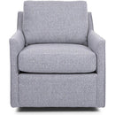 Decor-Rest Furniture Swivel Fabric Accent Chair 2027-59 Swivel Chair IMAGE 2