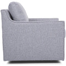 Decor-Rest Furniture Swivel Fabric Accent Chair 2027-59 Swivel Chair IMAGE 3