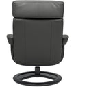  La-Z-Boy Aura 72691M Recliner with Ottoman - Stone/Black IMAGE 5
