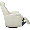  La-Z-Boy Benga Power Swivel Recliner - Ivory IMAGE 6