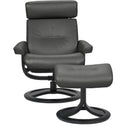 La-Z-Boy Aura 726-92M Swivel Chair with Footrest - Graphite IMAGE 1