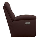 La-Z-Boy Joel Power Reclining Sofa with Headrest - Burgundy IMAGE 3
