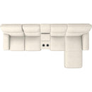 La-Z-Boy Ava 4 pc Reclining Sectional with Console - Ivory IMAGE 5