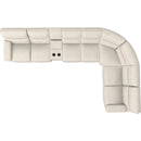 La-Z-Boy Ava 6 pc Reclining Sectional with Console - Ivory IMAGE 5