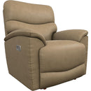 La-Z-Boy Trouper Power Rocking Recliner w/ Headrest & Lumbar - Grey IMAGE 1