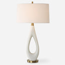 Uttermost 30387 Promenade White Table Lamp IMAGE 1