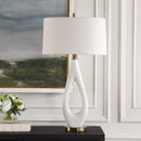 Uttermost 30387 Promenade White Table Lamp IMAGE 4