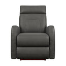 La-Z-Boy Lennon Power Rocking Recliner w/ Headrest & Lumbar - Charcoal IMAGE 2