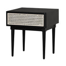LH Imports Cane Accent Table CAN033 IMAGE 1