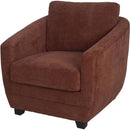 LH Imports Baltimo Stationary Fabric Accent Chair FTH014-G-CHAIR IMAGE 1