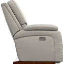 La-Z-Boy Greyson Power Rocking Recliner w/ Headrest, Lumbar and Wireless Remote - Ice IMAGE 3