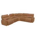 La-Z-Boy Maddox 6 pc Reclining Sectional - Camel IMAGE 1