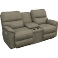 La-Z-Boy Brooks Power Reclining Loveseat w/ Headrest & Console - Charcoal IMAGE 1