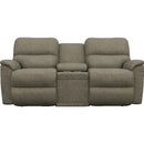 La-Z-Boy Brooks Power Reclining Loveseat w/ Headrest & Console - Charcoal IMAGE 2