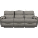 La-Z-Boy Trouper Power Reclining Sofa w/ Headrest - Charcoal IMAGE 2