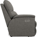La-Z-Boy Trouper Power Reclining Sofa w/ Headrest - Charcoal IMAGE 3