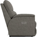 La-Z-Boy Trouper Power Reclining Loveseat w/ Headrest & Console - Charcoal IMAGE 3
