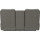 La-Z-Boy Trouper Power Reclining Loveseat w/ Headrest & Console - Charcoal IMAGE 4