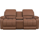 La-Z-Boy Greyson Power Reclining Loveseat w/ Headrest & Console - Caramel IMAGE 2