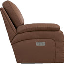 La-Z-Boy Greyson Power Reclining Loveseat w/ Headrest & Console - Caramel IMAGE 3