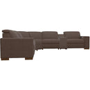 La-Z-Boy Armitage 6 pc Power Reclining Sectional - Cognac IMAGE 2