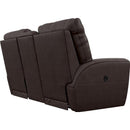 La-Z-Boy Cassian Reclining Loveseat with Console - Walnut IMAGE 4