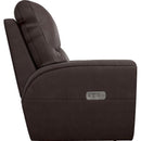La-Z-Boy Cassian Power Reclining Loveseat with Headrest - Walnut IMAGE 3