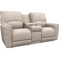 La-Z-Boy Cassian Power Reclining Loveseat with Headrest and Console - Sand IMAGE 1