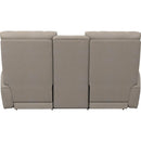 La-Z-Boy Cassian Power Reclining Loveseat with Headrest and Console - Sand IMAGE 5