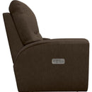 La-Z-Boy Cassian Power Reclining Loveseat with Headrest and Console - Teak IMAGE 3
