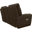 La-Z-Boy Cassian Power Reclining Loveseat with Headrest and Console - Teak IMAGE 4
