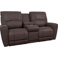 La-Z-Boy Cassian Power Reclining Loveseat with Headrest and Console - Walnut IMAGE 1