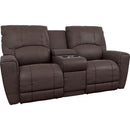 La-Z-Boy Cassian Power Reclining Loveseat with Headrest and Console - Walnut IMAGE 1