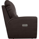 La-Z-Boy Cassian Power Reclining Loveseat with Headrest and Console - Walnut IMAGE 3