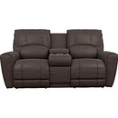 La-Z-Boy Cassian Power Reclining Loveseat with Headrest and Console - Dark Chocolate IMAGE 2